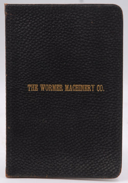 The Wormer Machinery Co Catalog, by Self  