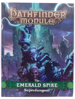 Pathfinder Module: The Emerald Spire Superdungeon, by Reynolds, Sean K,Pramas, Chris,Mentzer, Frank,Mona, Erik,Logue, Nicolas,Jacobs, James,Hitchcock, Tim,Greenwood, Ed,Bulmahn, Jason,Baur, Wolfgang,Baker, Richard,Baker, Keith Signed 