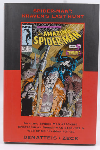 Spider-Man: Kraven's Last Hunt Premiere HC (Variant), by DeMatteis, J. M.  First Edition