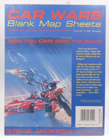 Car Wars Blank Map Sheets, by   