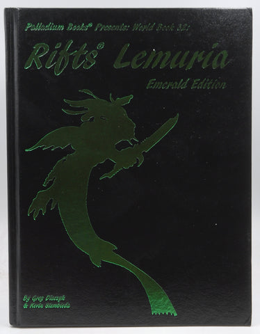 Palladium Rifts Lemuria Emerald Edition Limited Ed, by Siembieda, et al Signed 