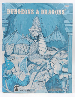 Dungeons & Dragons Basic Blue Book D&D TSR w/Error, by Gary Gygax, Dave Arneson  