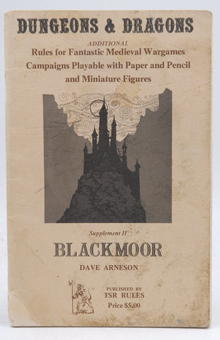 Dungeons & Dragons Supplement II: Blackmoor, by Arneson, Dave  