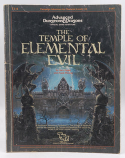 The Temple of Elemental Evil (Advanced Dungeons & Dragons, official game adventure), by Gary Gygax, Frank Mentzer  