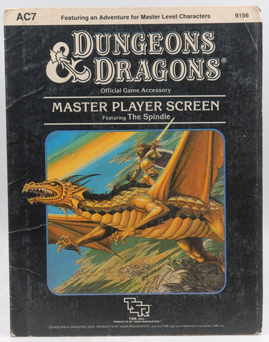 D&D AC7 Master Player Screen w/Module VG++, by Staff  