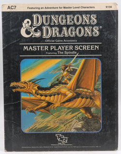 D&D AC7 Master Player Screen w/Module VG++, by Staff  