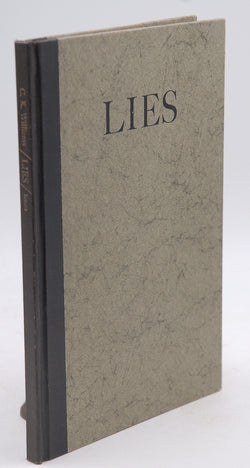 LIES, by Williams, C.K.  First Edition