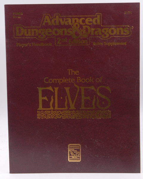 The Complete Book of Elves (Advanced Dungeons & Dragons, Player's Handbook Rules Supplement #2131, by Colin McComb  
