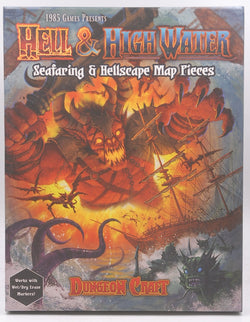 Dungeon Craft Hell & Highwater Seafaring & Hellscape Map Pieces D&D RPG, by Various  