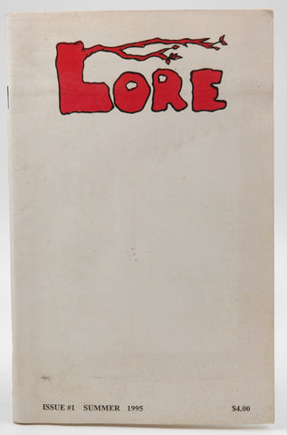 Lore Issue 1 Summer 1995 Quarterly Digest of Maddening Fiction Rare, by Andrew KElly, et al  