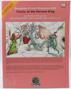 Dungeon Crawl Classics #36: Talons of the Horned King, by Ferguson, Michael  