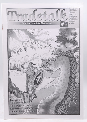Glorantha Chaos Society Tradetalk Magazine #3 HQ RQ RPG, by Various  