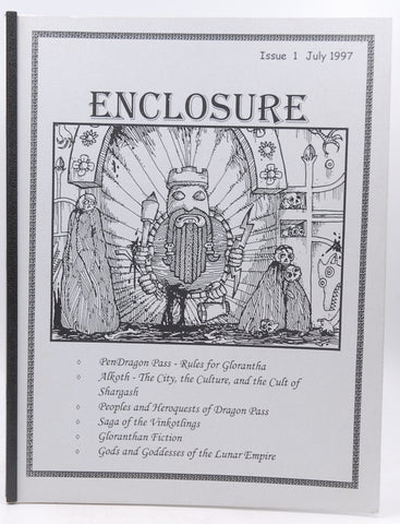 Enclosure #1 Rare Glorantha Convention RuneQuest PenDragon Pass Orlanth Alkoth, by Various  