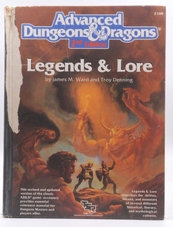 AD&D 2nd Ed Legends & Lore Fair, by Ward, Denning  
