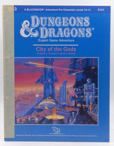 DA3 City of the Gods Taped, by Arneson, Ritchie  