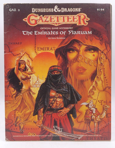 D&D GAZ2 The Emirates of Ylaruam, by Ken Rolston  