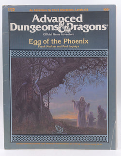 The Egg of the Phoenix: Special Module I12 (Advanced Dungeons & Dragons) by Frank Mentzer (1987-04-01), by unknown author  