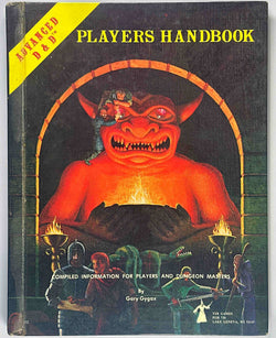 AD&D Players Handbook Contact Paper, by Gary Gygax  