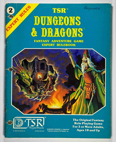 Dungeons & Dragons: Fantasy Adventure Game- Expert Rulebook, by Steve Marsh, Dave Cook  