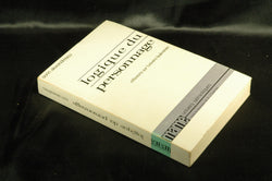 Logique du personnage: Reflexions sur l'univers faulknerien (Univers semiotiques) (French Edition), by Sorin Alexandrescu Signed 