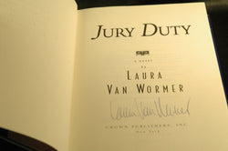 Jury Duty, by Laura Van Wormer Signed First Edition