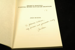 Here's Hoping: Coping with Nuclear Despair, by Jan Bodin Signed 