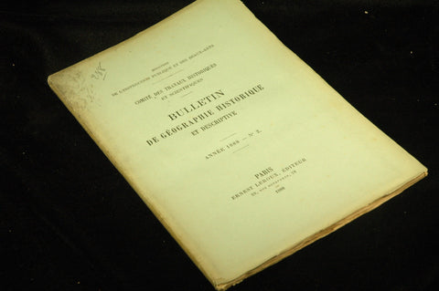 Bulletin De G?ographie Historique Et Descriptive Annee 1888 No 2, by   
