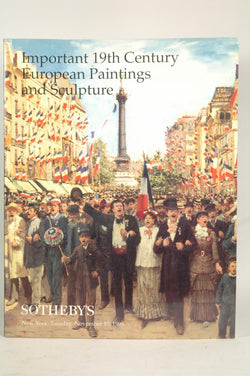 Important 19th Century European Paintings and Sculpture - Sotheby's New York - November 10, 1998, by Sotheby's New York  