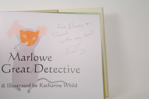 Marlowe the Great Detective, by Whild, Katharine Signed First Edition