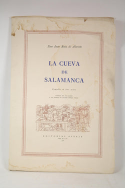La Cueva De Salamanca Comedia En Tres Actos, by Alarcon, Don Juan Ruiz De  