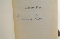 Crazy in Love, by Rice, Luanne Signed 