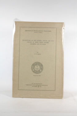 Descriptions of new genera, species and subspecies of birds from Panama, Colombia and Ecuador,, by Nelson, Edward William  