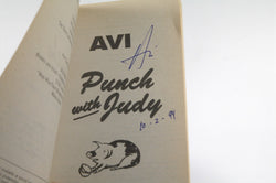 Punch With Judy, by Avi Signed 