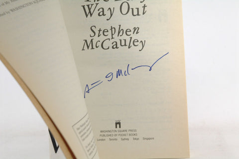 Easy Way Out, by McCauley, Stephen Signed 