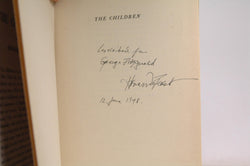 The Children, by Fast, Howard Signed First Edition