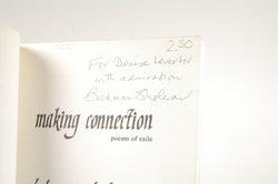 Making Connection: Poems of Exile, by Sholevar, Bahman Signed 