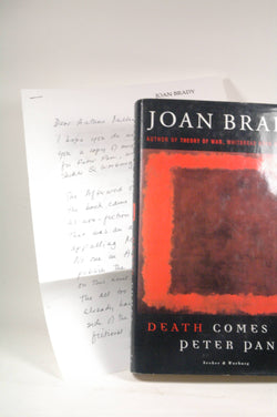 Death Comes For Peter Pan, by Joan Brady Signed 